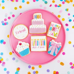 Happy Birthday Girl Cookie Gift Box | Custom Name