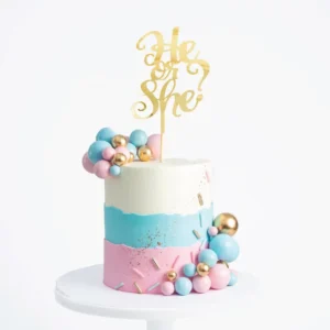 Gender Reveal Cake