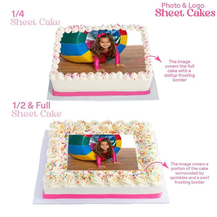Custom Photo Sheet Cake | Upload Your Artwork - Image 3