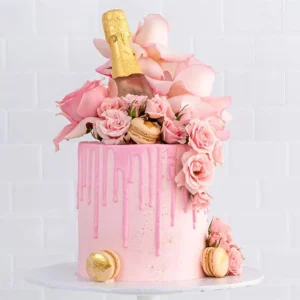 Champagne Rose Cake