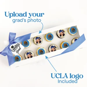 Grad Photo Cupcakes | Upload your Photo & Customize Color