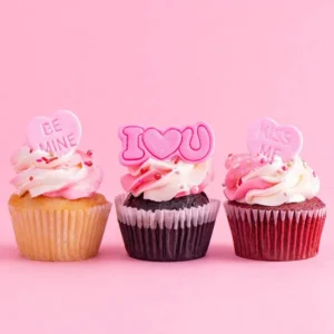Valentine Glam Cupcakes