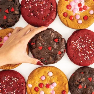 Valentine Stuffed Cookies