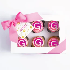 LOGO Valentine Cupcake Gift Box | Upload Your Artwork