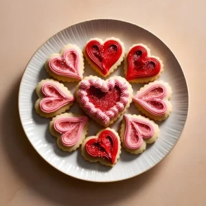 Valentine Cookie Cake